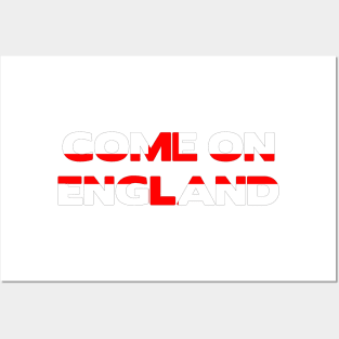 Come On England Posters and Art